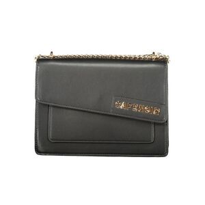 Cafenoir Black Polyurethane Women Shoulder Women's Bag